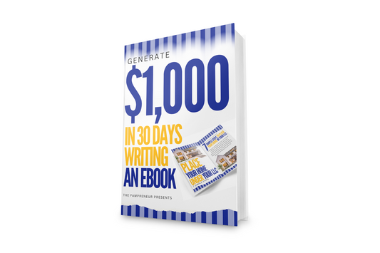 Earn Your First 4-Figure Creating an eBook in 30 Days